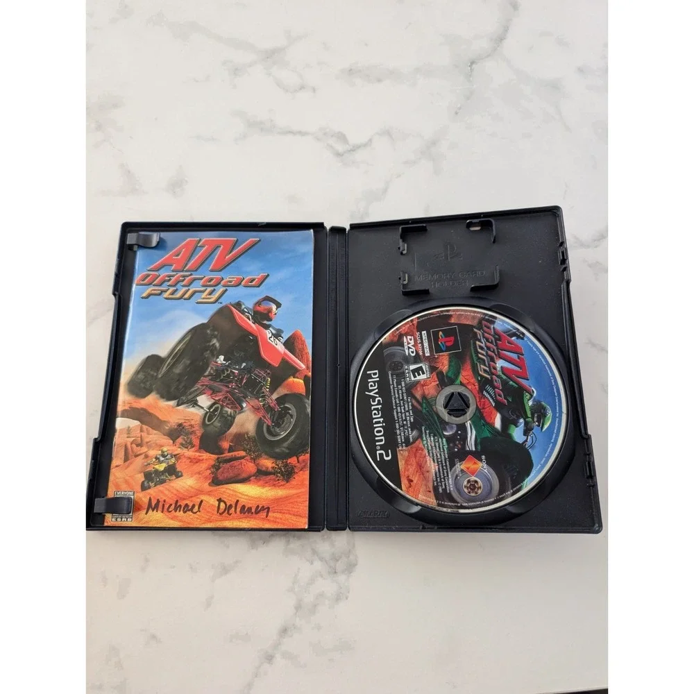 ATV Offroad Fury Game Sony PlayStation 2 PS2 2001 CIB Complete
